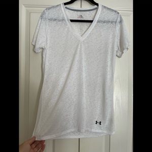 Heat Gear White Tee Size (L)